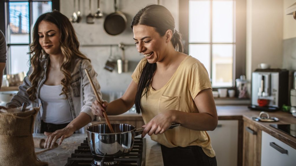 Two Millennials Cooking