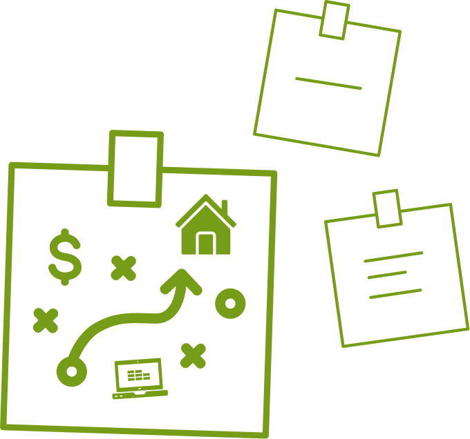 A Map Representing How Mortgage Craft'S Brokers Will Help Their Clients Navigate The Mortgage Industry